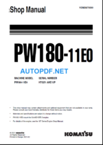 PW180-11E0 Shop Manual
