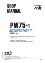 PW75-1 Shop Manual