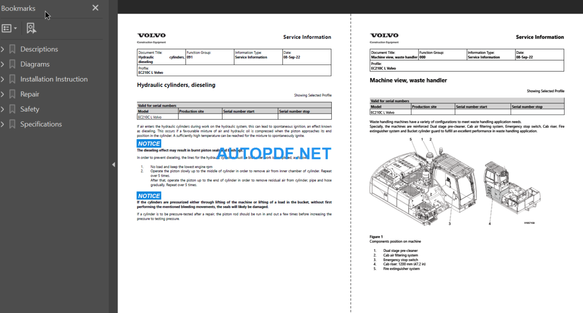 EC210C L Service Repair Manual