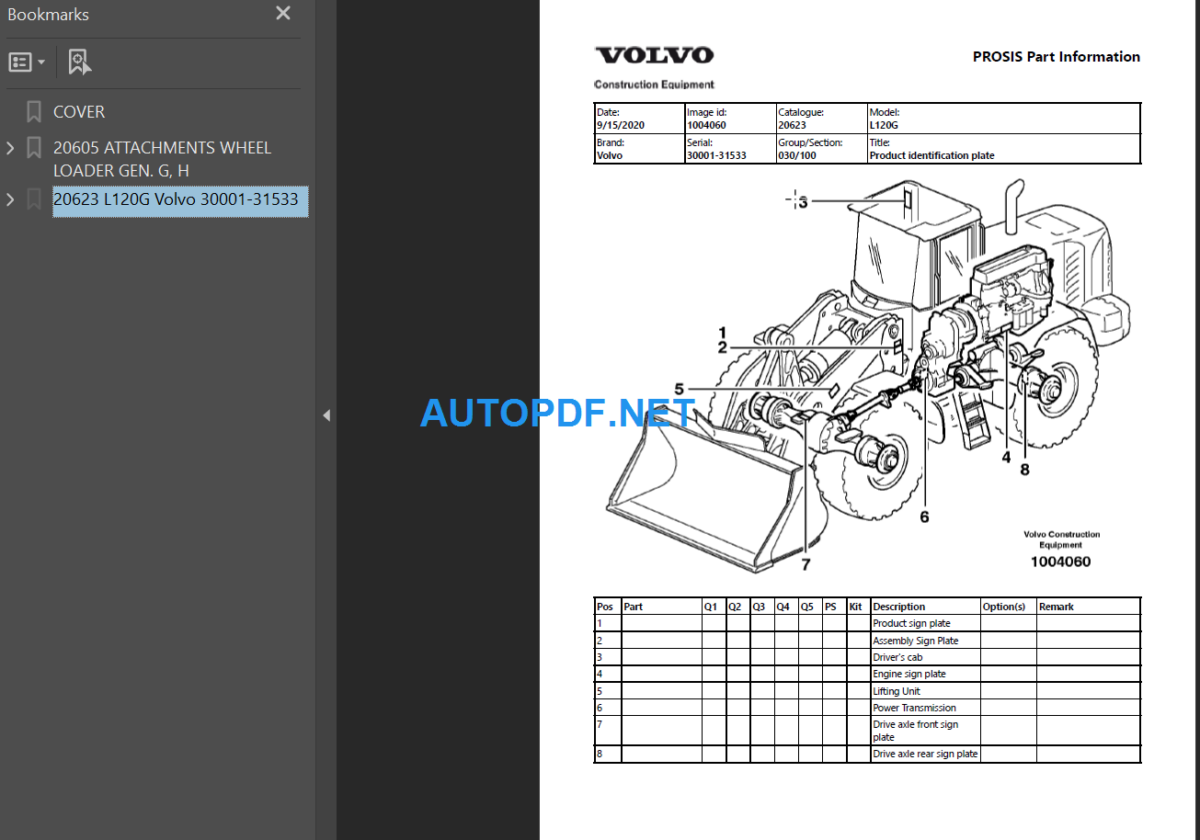 L120G Parts Manual