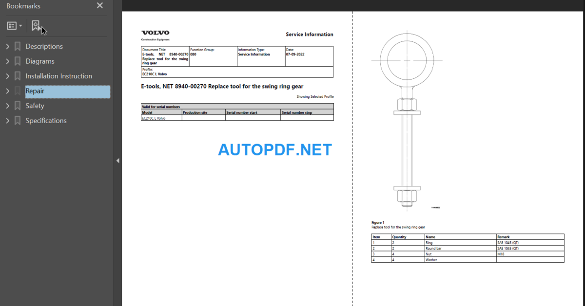 EC210C L Service Repair Manual