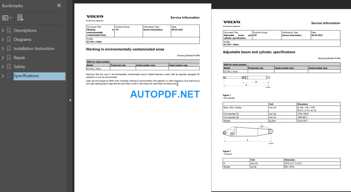 EC210C L Service Repair Manual