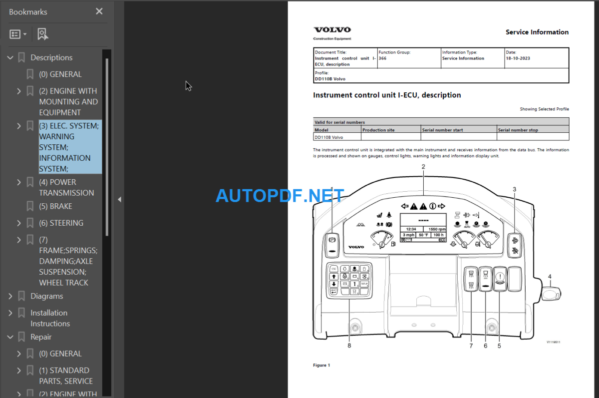 DD110B Service Repair Manual