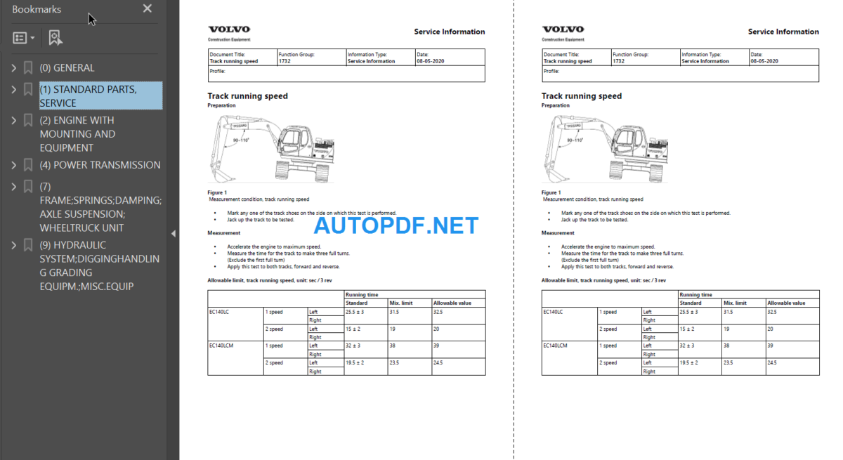 EC 140 LCM Service Repair Manual