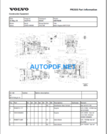 ABG7820B Tracked Paver Parts Catalog Manual
