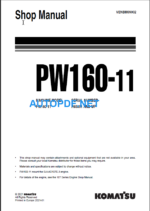 PW160-11 Shop Manual