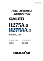 D275A-5 D275AX-5 Field Assembly Instruction