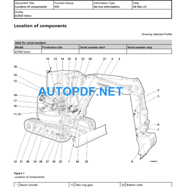 ECR58 Wheel Loader Service Manual