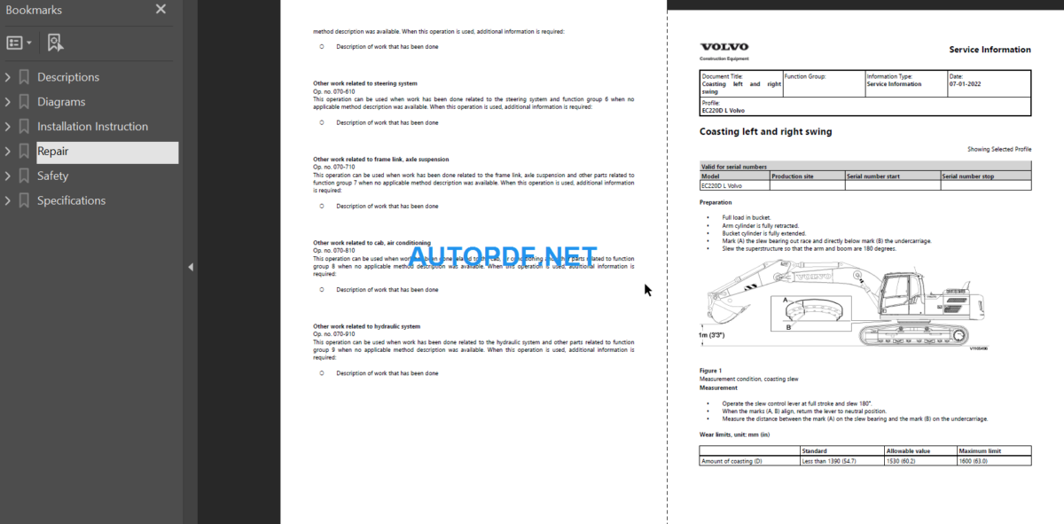 EC220D L Service Repair Manual