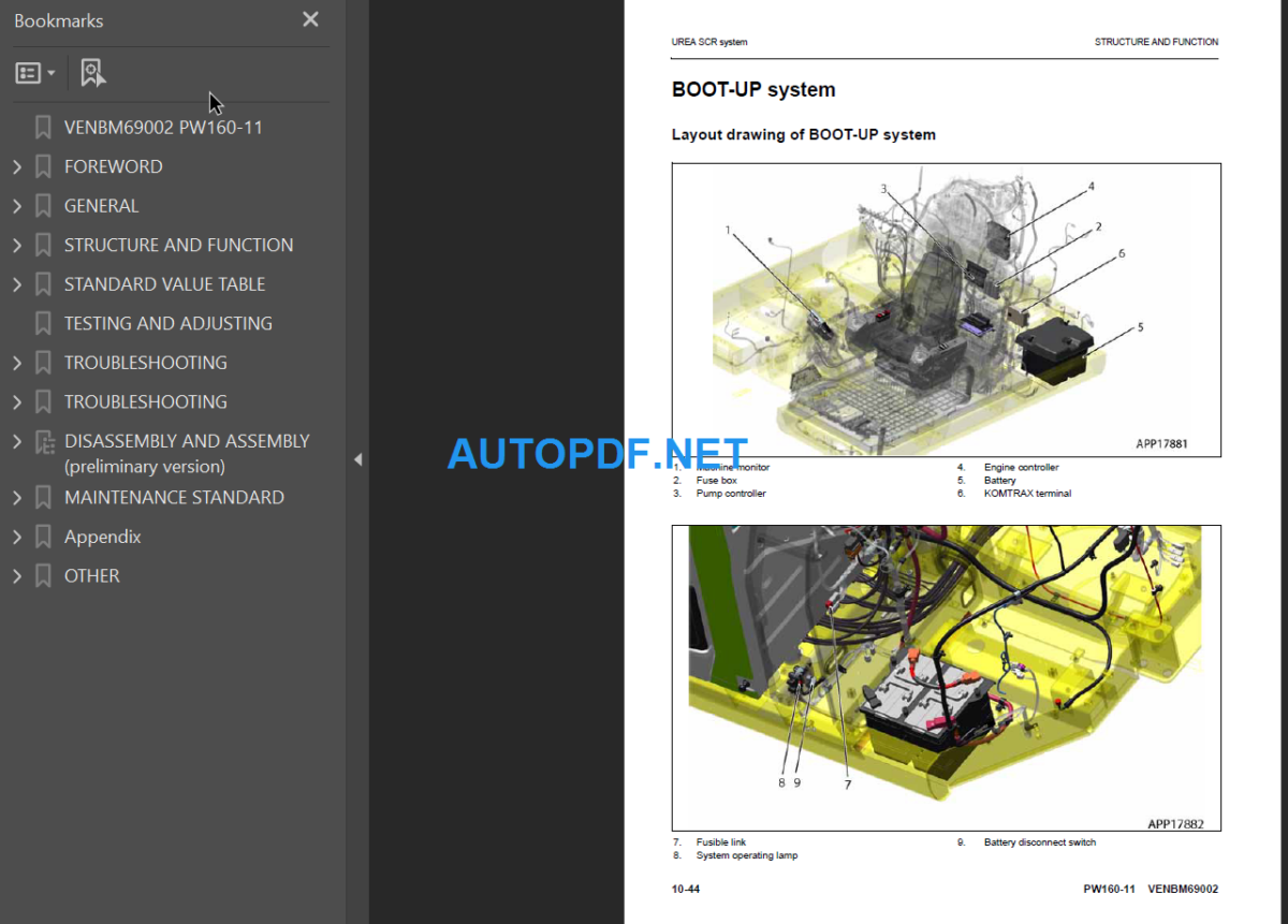 PW160-11 Shop Manual