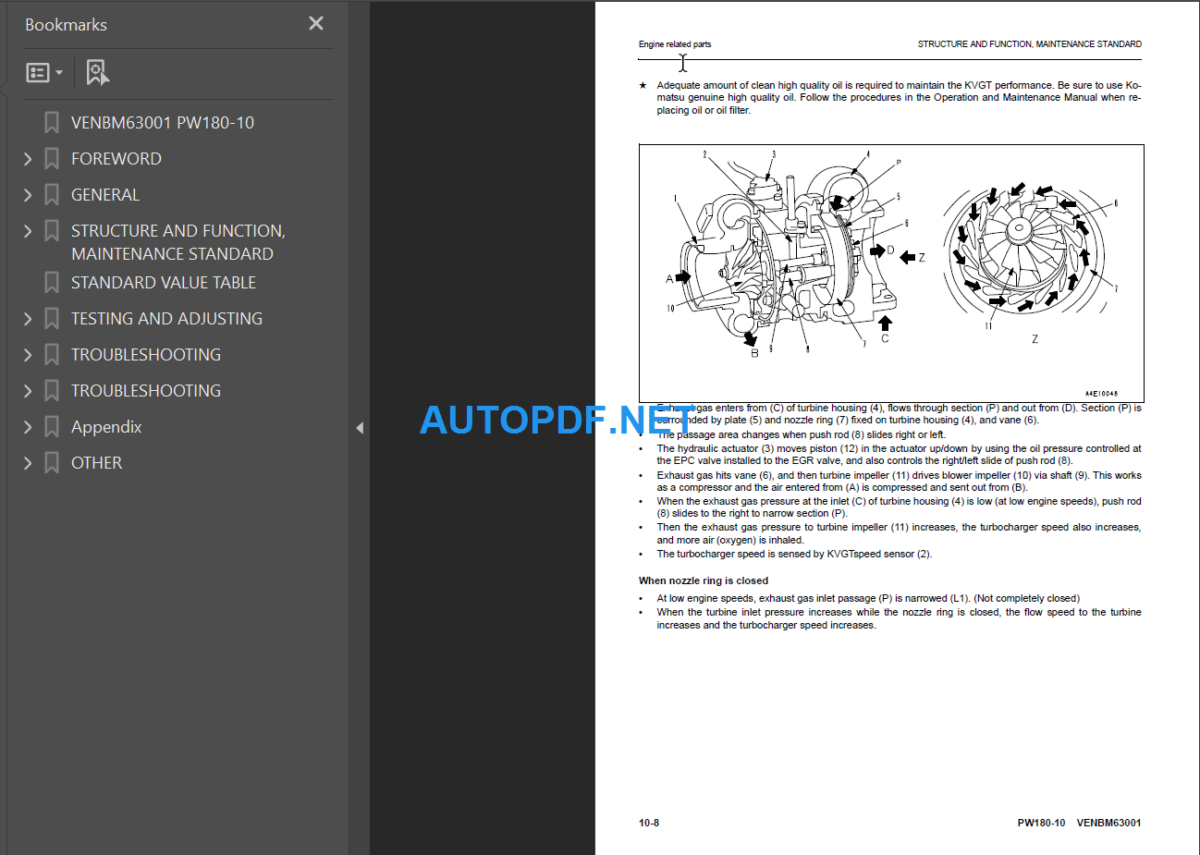 PW180-10 (H60051 and up) Shop Manual 2016