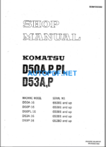 Komatsu D50APPL D53AP Shop Manual