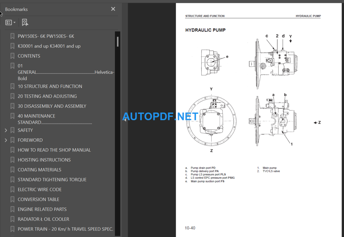 PW150ES-6K Shop Manual