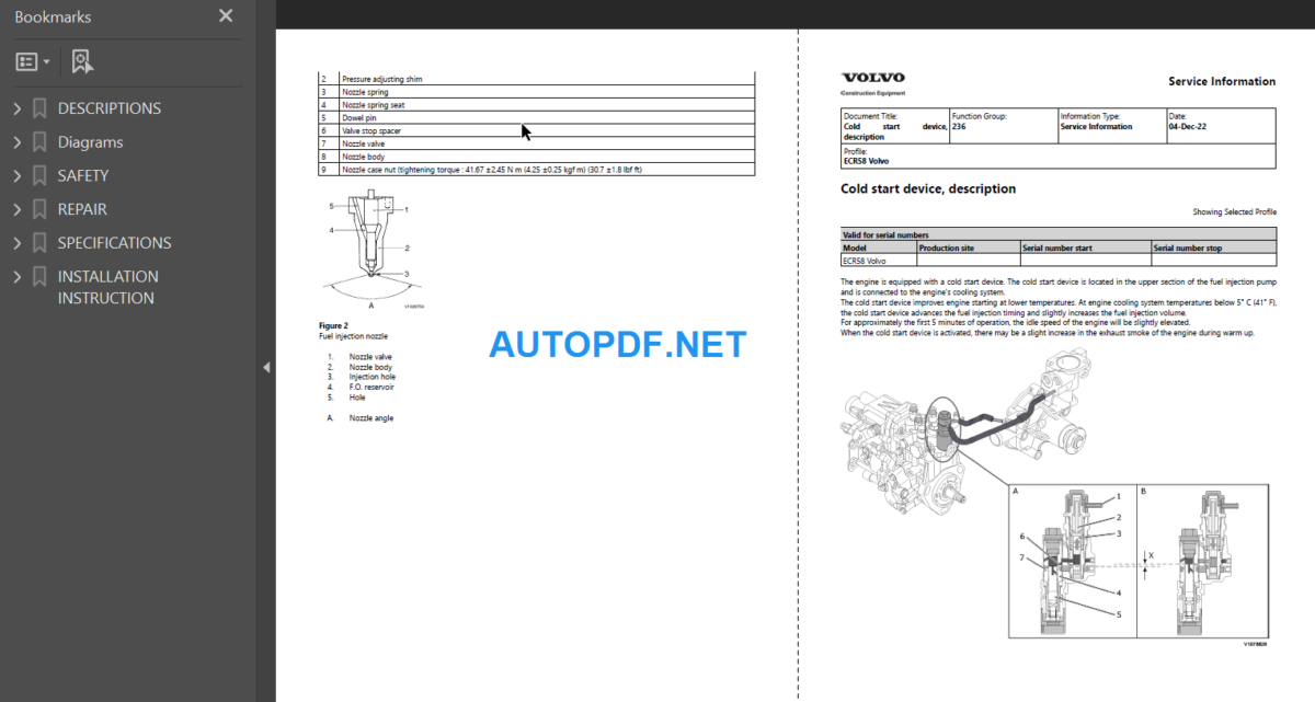 ECR58 Wheel Loader Service Manual