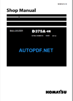 Komatsu D375A-6R Shop Manual