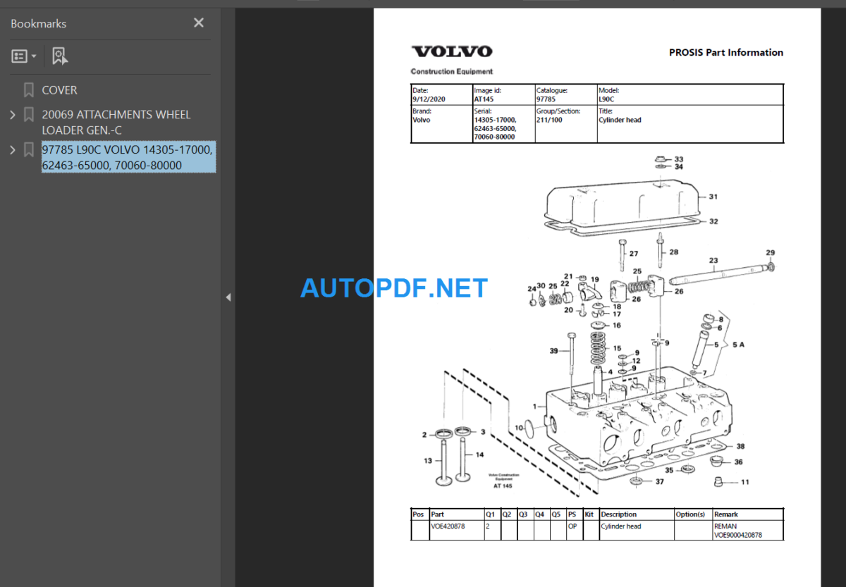 L90C Parts Manual