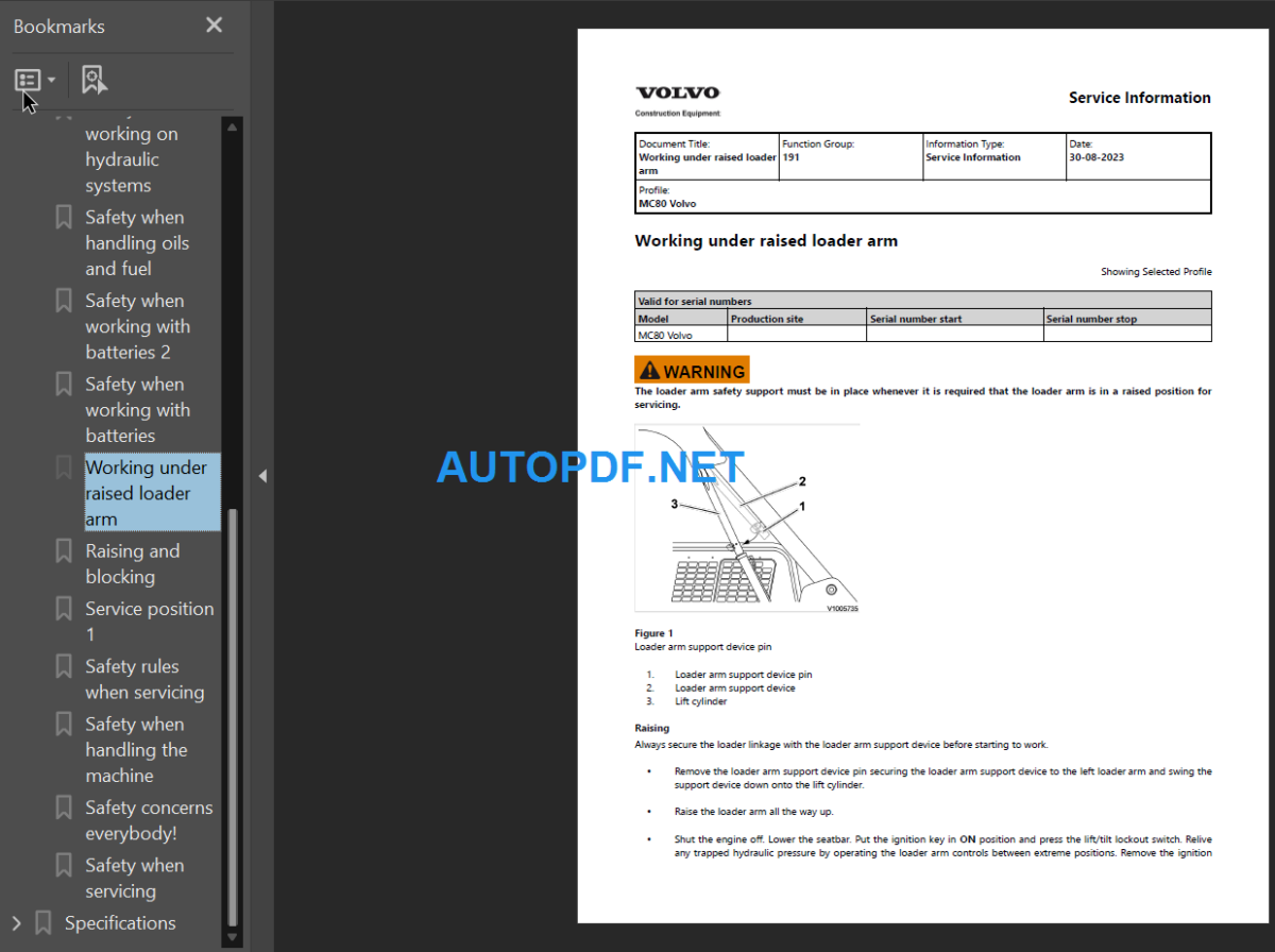 MC80 Service Repair Manual