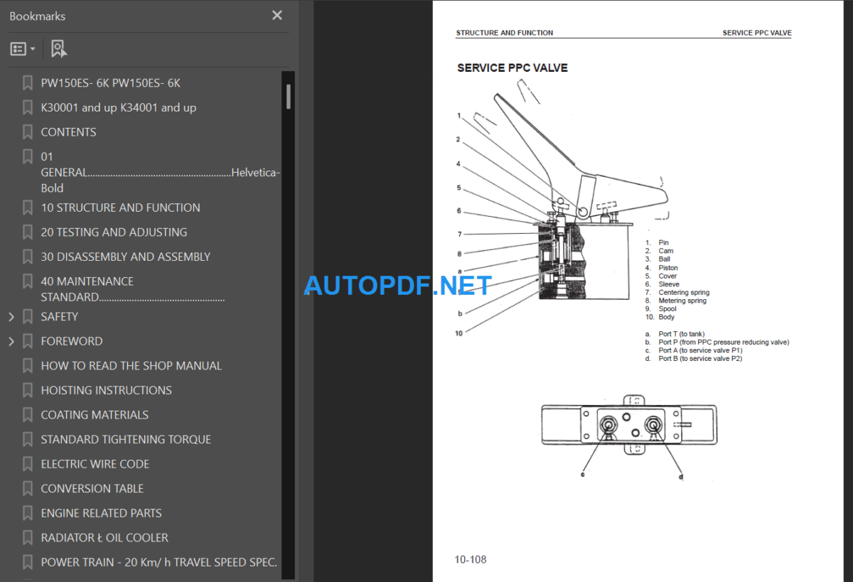 PW150ES-6K Shop Manual