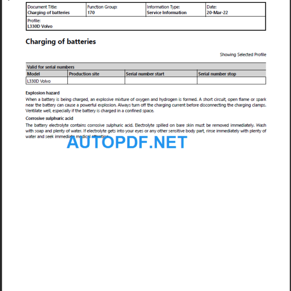 L330D Service Repair Manual