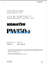 PW150-1 Shop Manual