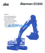 EC650 Service Repair Manual