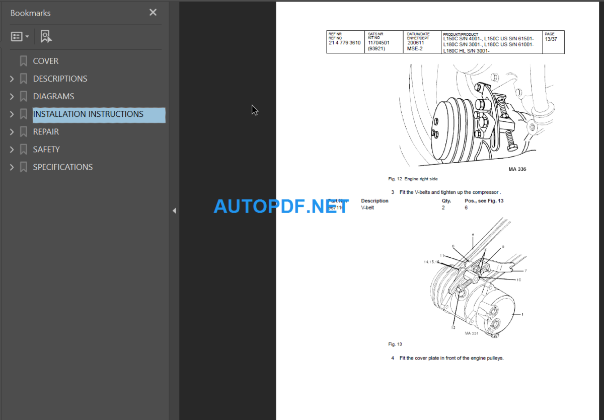 BM L150 Service Repair Manual