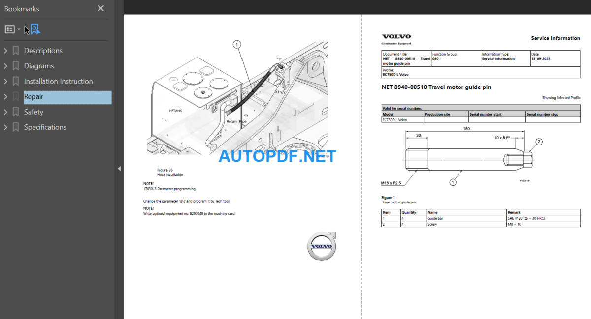 EC750D L Service Repair Manual