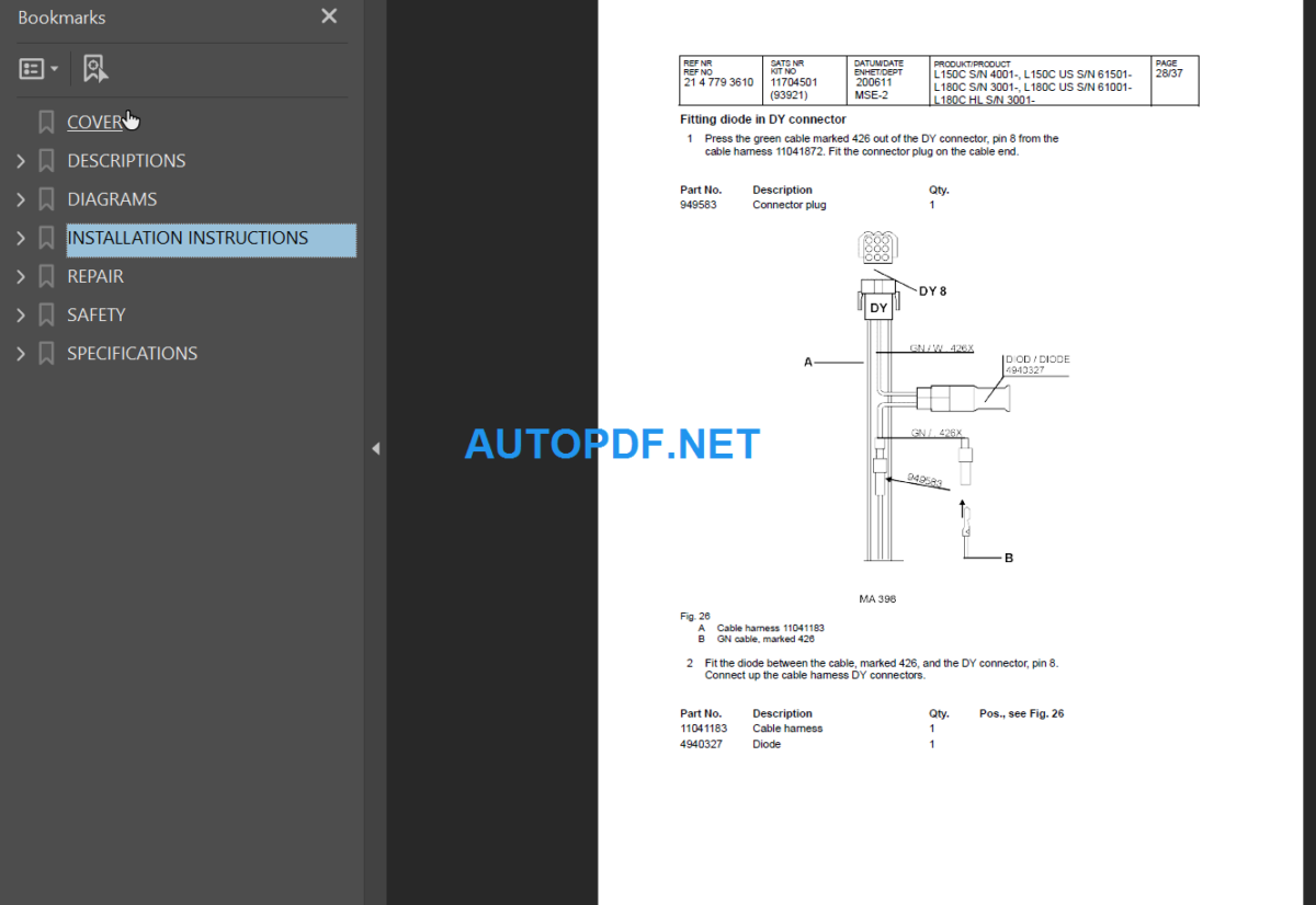 BM L150 Service Repair Manual