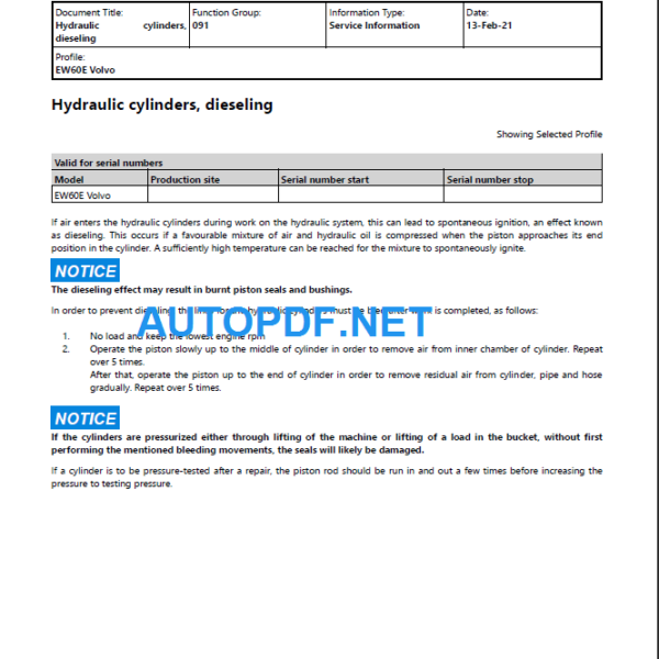 EW60E Service Repair Manual