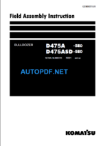 D475A-5E0 D475ASD-5E0 Field Assembly Instruction