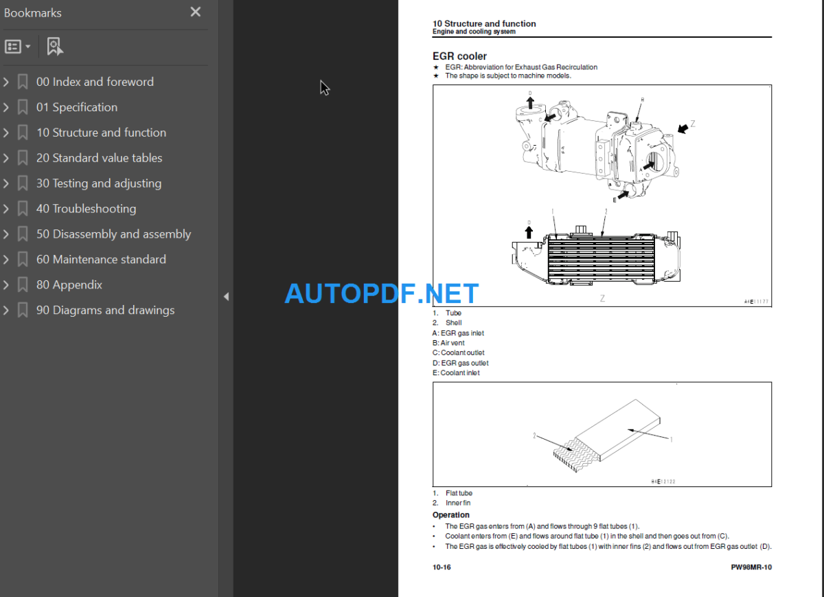 PW98MR-10 Shop Manual