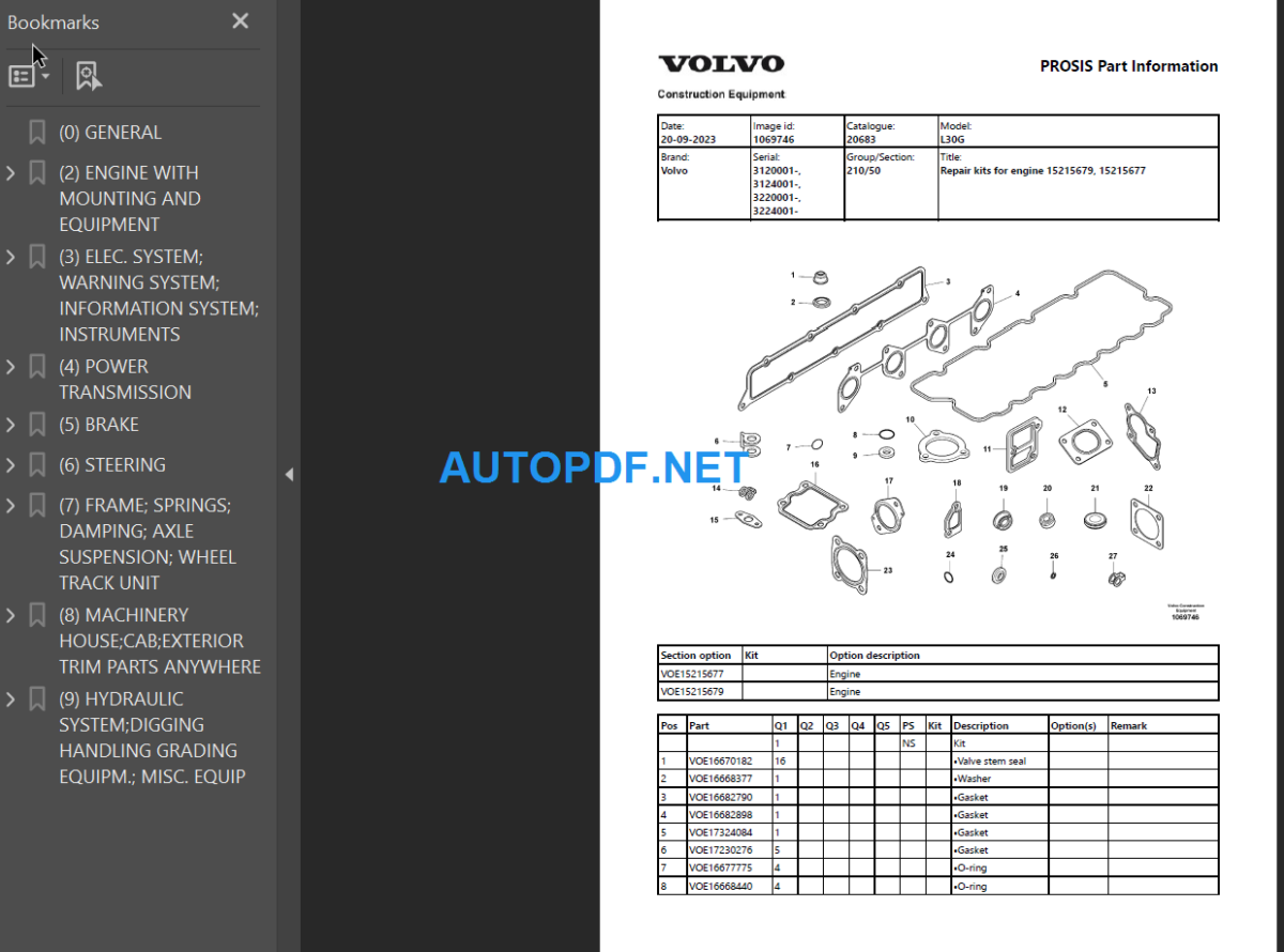 L30G Parts Manual