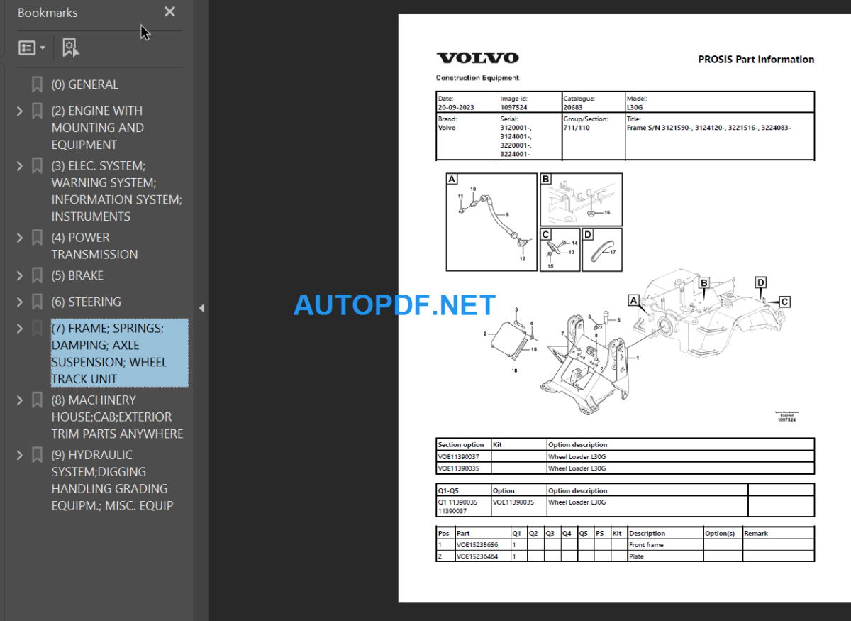 L30G Parts Manual