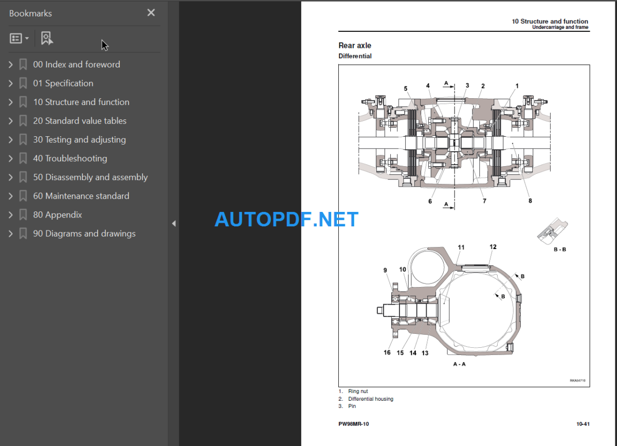 PW98MR-10 Shop Manual