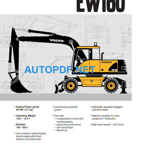 EW160 Service Repair Manual