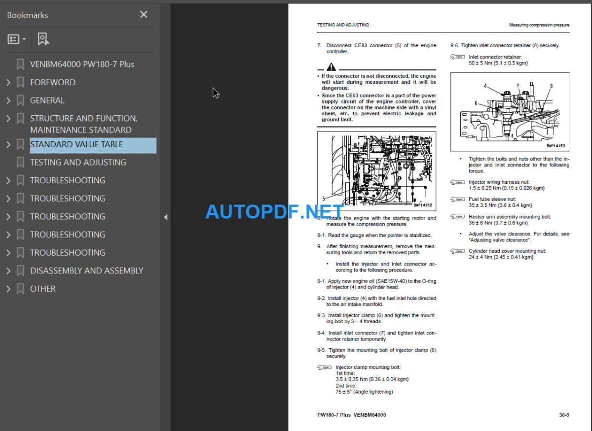 PW180-7 Plus Shop Manual