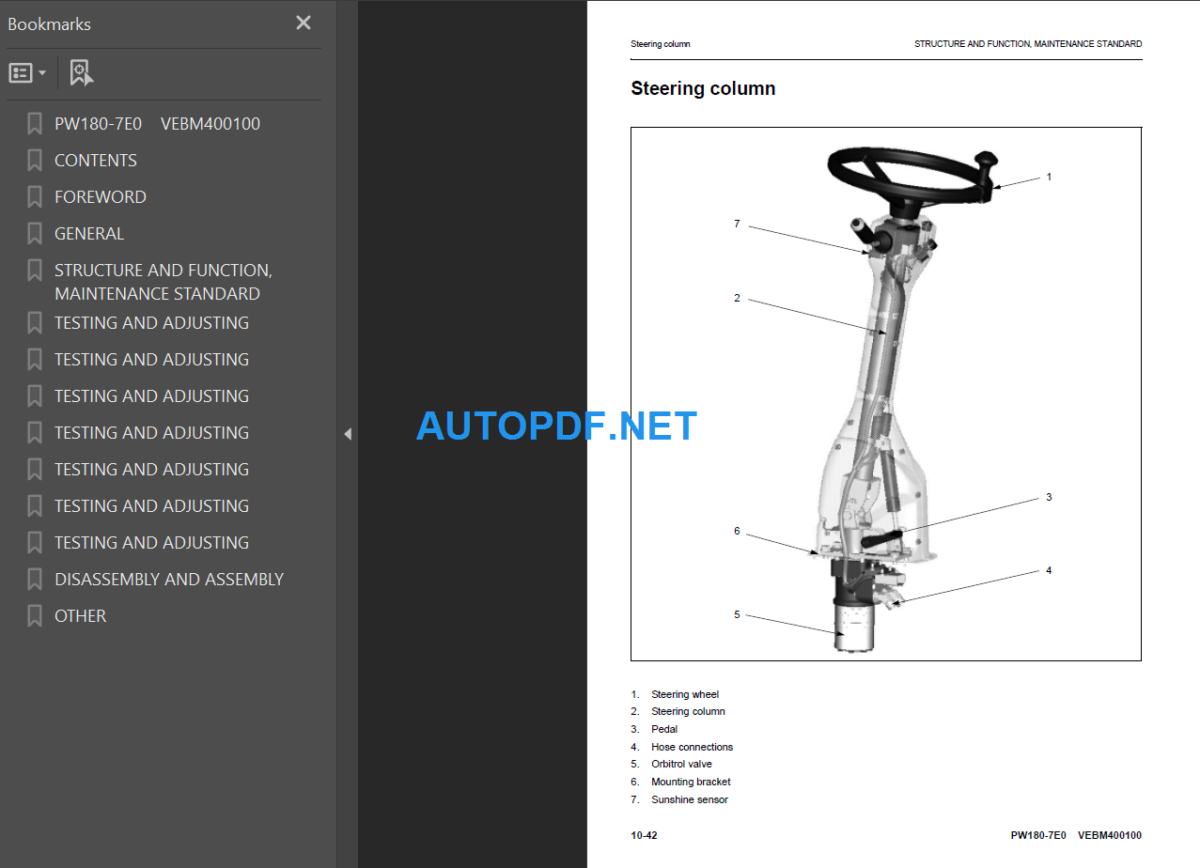 PW180-7E0 (H55051 and up) Shop Manual