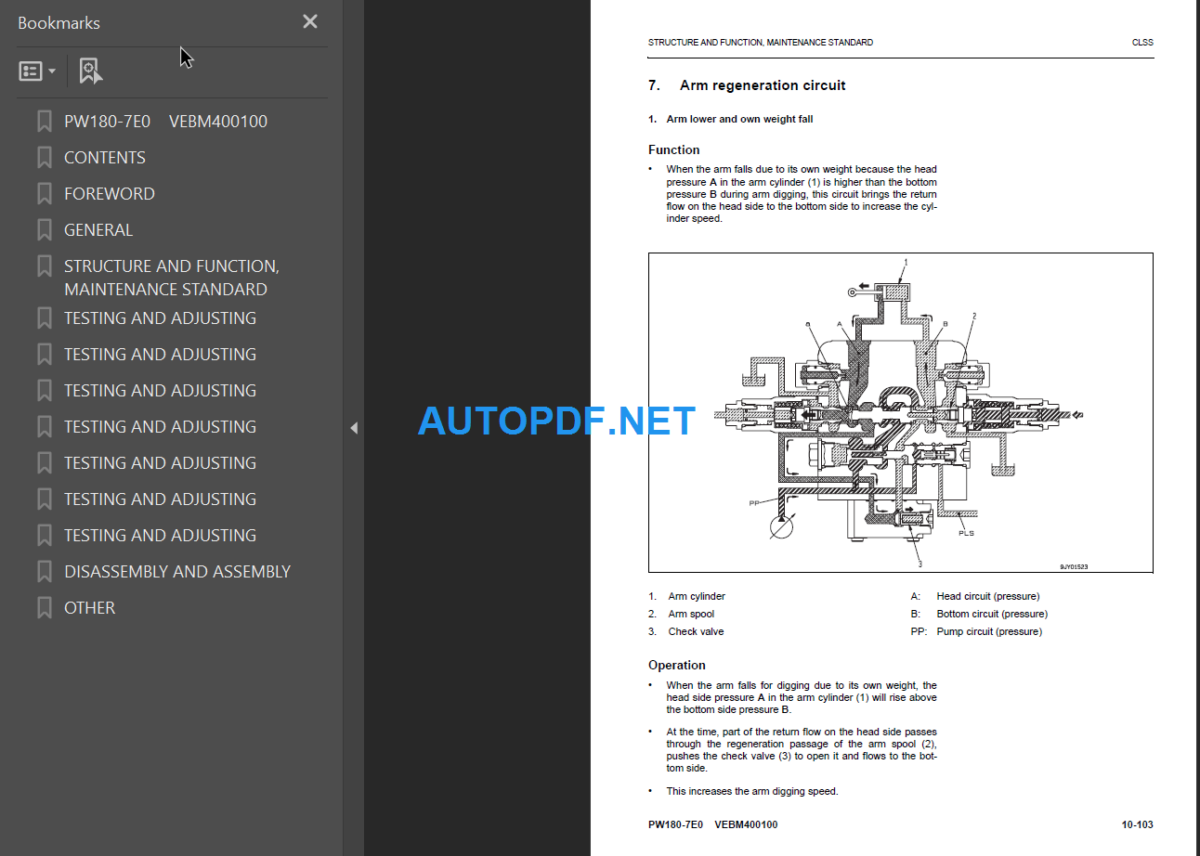 PW180-7E0 (H55051 and up) Shop Manual