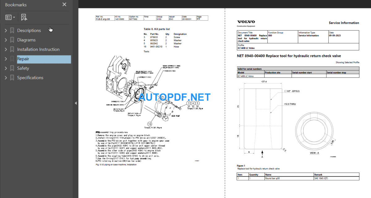 EC140B LC Service Manual