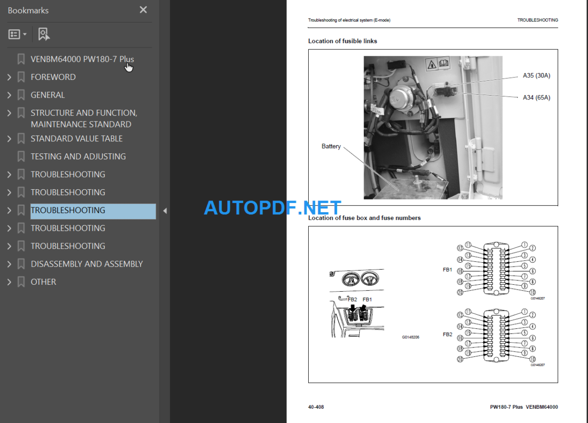 PW180-7 Plus Shop Manual