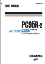 PW95R-2 (21D5000001 and up) Shop Manual