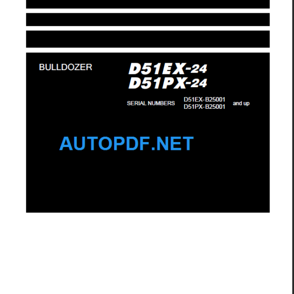 D51EX PX-24 Shop Manual