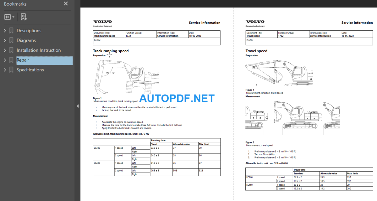 EC460LC Service Repair Manual