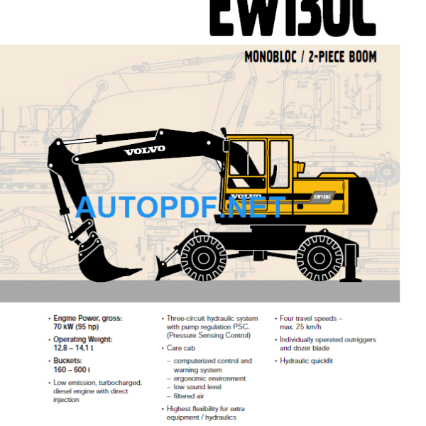 EW130C Service Repair Manual