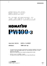 PW100-3 Shop Manual