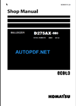 D275AX-5E0 Shop Manual