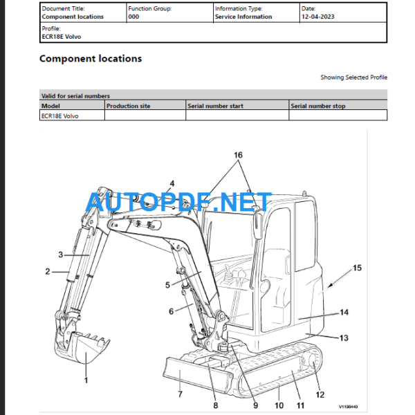 ECR18E Service Repair Manual