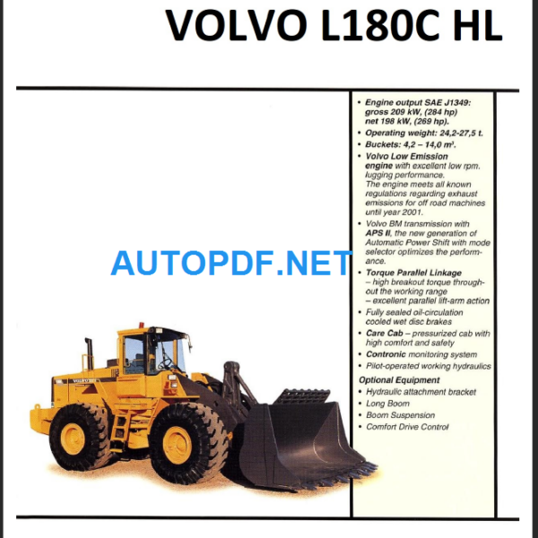 L180C HL Service Repair Manual