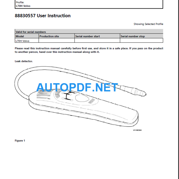 L70H Service Repair Manual