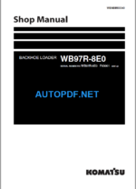 WB97R-8E0 (F65001 and up) Shop Manual